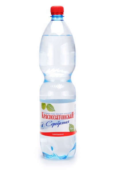 «Краснозатонская  Серебряная» 1,5 л.х 6 бут., питьевая вода, газ.