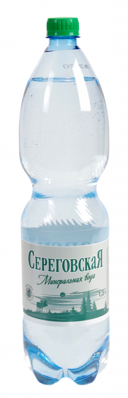 «Сереговская Минеральная» 1,5л х 6 бут.  минеральная вода, газ 6 шт.